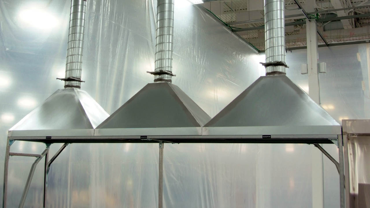 Campanas de extracción para la industria